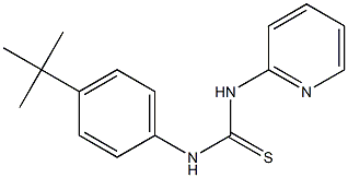 N-[4-(tert-butyl)phenyl]-N'-(2-pyridyl)thiourea 구조식 이미지