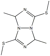 1,4-dimethyl-3,6-di(methylthio)-1H,4H-2,3a,5,6a-tetraazapentalene Structure