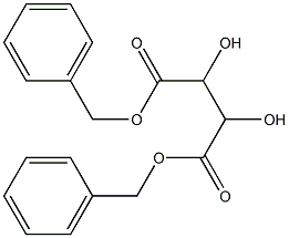 dibenzyl 2,3-dihydroxysuccinate 구조식 이미지