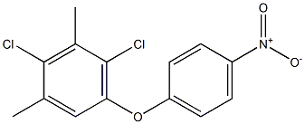 2,4-dichloro-1,3-dimethyl-5-(4-nitrophenoxy)benzene Structure