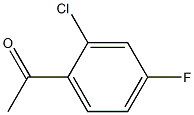1-(2-chloro-4-fluorophenyl)ethanone 구조식 이미지