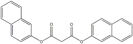 di(2-naphthyl) malonate 구조식 이미지