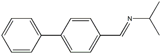 N-([1,1'-biphenyl]-4-ylmethylene)-N-isopropylamine 구조식 이미지