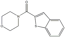 benzo[b]thiophen-2-yl(morpholino)methanone 구조식 이미지