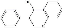 3-phenylchroman-4-ol 구조식 이미지