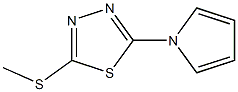 2-(methylthio)-5-(1H-pyrrol-1-yl)-1,3,4-thiadiazole Structure