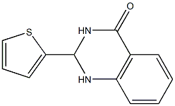 2-(2-thienyl)-1,2,3,4-tetrahydroquinazolin-4-one Structure