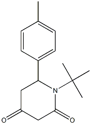 1-(tert-butyl)-6-(4-methylphenyl)dihydro-2,4(1H,3H)-pyridinedione Structure