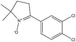 5-(3,4-dichlorophenyl)-2,2-dimethyl-3,4-dihydro-2H-pyrrolium-1-olate Structure