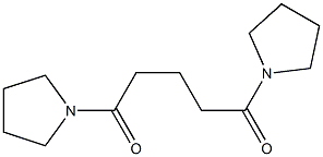 1,5-ditetrahydro-1H-pyrrol-1-ylpentane-1,5-dione 구조식 이미지