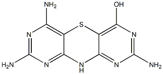 2,6,8-triamino-10H-dipyrimido[5,4-b:4,5-e][1,4]thiazin-4-ol Structure