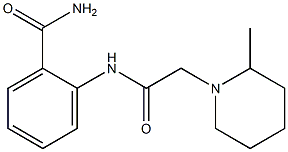 2-{[2-(2-methylpiperidino)acetyl]amino}benzenecarboxamide Structure