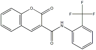 N3-[2-(trifluoromethyl)phenyl]-2-oxo-2H-chromene-3-carboxamide Structure