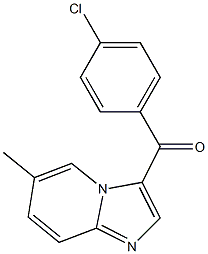 (4-chlorophenyl)(6-methylimidazo[1,2-a]pyridin-3-yl)methanone Structure