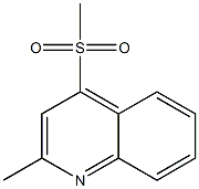 2-methyl-4-(methylsulfonyl)quinoline 구조식 이미지