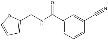 3-cyano-N-(2-furylmethyl)benzamide Structure