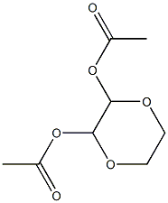 3-(acetyloxy)-1,4-dioxan-2-yl acetate 구조식 이미지