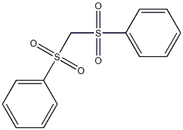1-{[(phenylsulfonyl)methyl]sulfonyl}benzene Structure
