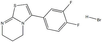 3-(3,4-difluorophenyl)-6,7-dihydro-5H-pyrimido[2,1-b][1,3]thiazole hydrobromide Structure