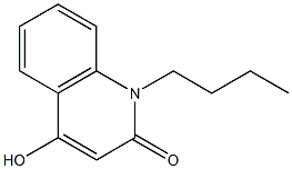 1-butyl-4-hydroxy-1,2-dihydroquinolin-2-one Structure