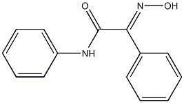 N1,2-diphenyl-2-hydroxyiminoacetamide 구조식 이미지