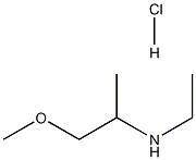 N-ethyl-N-(2-methoxy-1-methylethyl)amine hydrochloride Structure