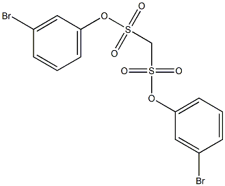 di(3-bromophenyl) methanedisulfonate 구조식 이미지