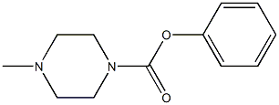 phenyl 4-methylpiperazine-1-carboxylate 구조식 이미지
