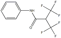 N1-phenyl-3,3,3-trifluoro-2-(trifluoromethyl)propanamide Structure