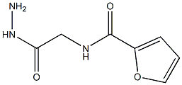 N2-(2-hydrazino-2-oxoethyl)-2-furamide 구조식 이미지