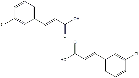 3-(3-Chlorophenyl)acrylic acid(3-Chlorocinnamic acid) Structure