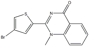 2-(4-bromo-2-thienyl)-1-methyl-1,4-dihydroquinazolin-4-one Structure
