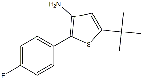 5-(tert-butyl)-2-(4-fluorophenyl)thiophen-3-amine 구조식 이미지