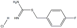 4-fluorobenzyl aminomethanimidothioate hydrochloride Structure