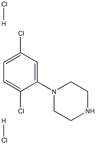 1-(2,5-Dichlorphenyl)piperazin.2HCl 구조식 이미지