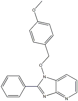 1-[(4-methoxybenzyl)oxy]-2-phenyl-1H-imidazo[4,5-b]pyridine 구조식 이미지