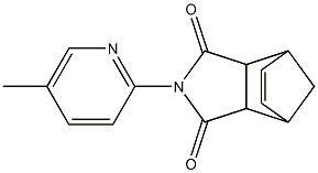 4-(5-methyl-2-pyridyl)-4-azatricyclo[5.2.1.0~2,6~]dec-8-ene-3,5-dione 구조식 이미지