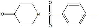 1-[(4-methylphenyl)sulfonyl]piperidin-4-one Structure