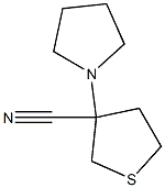 3-tetrahydro-1H-pyrrol-1-yltetrahydrothiophene-3-carbonitrile 구조식 이미지