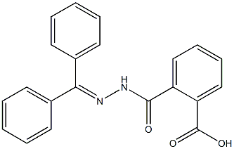 2-{[2-(diphenylmethylidene)hydrazino]carbonyl}benzoic acid Structure