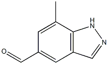 7-METHYL-1H-INDAZOLE-5-CARBALDEHYDE Structure