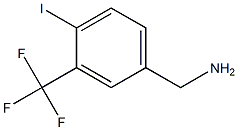 (3-(trifluoromethyl)-4-iodophenyl)methanamine 구조식 이미지