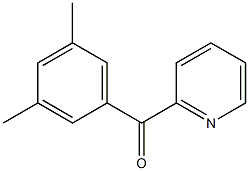 (3,5-dimethylphenyl)(pyridin-2-yl)methanone 구조식 이미지