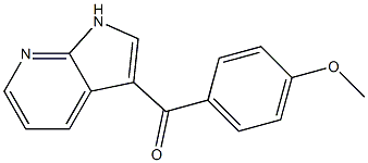 (4-methoxyphenyl)(1H-pyrrolo[2,3-b]pyridin-3-yl)methanone Structure