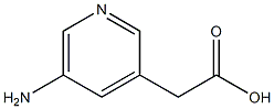 (5-Amino-pyridin-3-yl)-acetic acid Structure