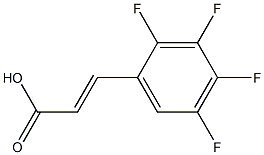 (E)-3-(2,3,4,5-tetrafluorophenyl)acrylic acid 구조식 이미지
