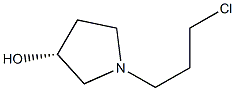 (R)-1-(3-chloropropyl)pyrrolidin-3-ol Structure