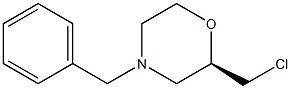 (R)-4-benzyl-2-(chloromethyl)morpholine Structure