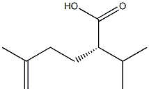 (S)-2-isopropyl-5-methylhex-5-enoic acid 구조식 이미지
