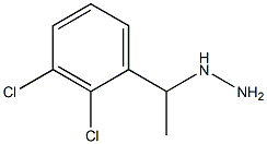 1-(1-(2,3-dichlorophenyl)ethyl)hydrazine Structure